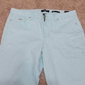 Nine west mint green skinny ankle pant